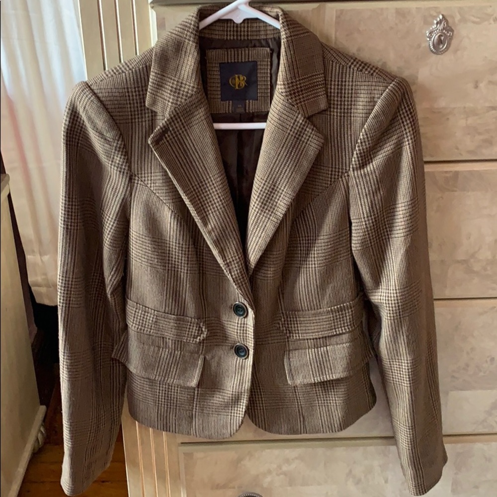 Houndstooth blazer